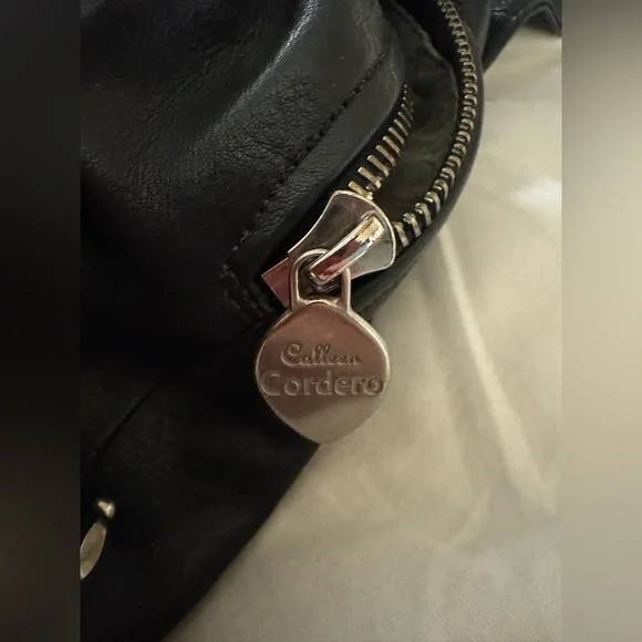 Calleen Cordero Los Angeles black leather shoulder bag - Picture 2 of 12